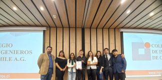 Estudiantes de Industrial UV obtienen primer lugar en Concurso de Innovación del Colegio de Ingenieros de Chile
