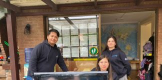 Estudiantes de Ingeniería Civil Oceánica UV analizaron huella de carbono del Colegio Antu Mawida y presentaron propuestas para su disminución