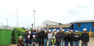 Estudiantes de Ingeniería Civil visitan Planta de Tratamientos de Agua de Esval en Concón