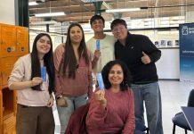 Estudiantes de Industrial colaboran con proyecto de Pluviómetros Ciudadanos de la profesora Ana María Córdova